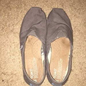 Grey Toms Size 6